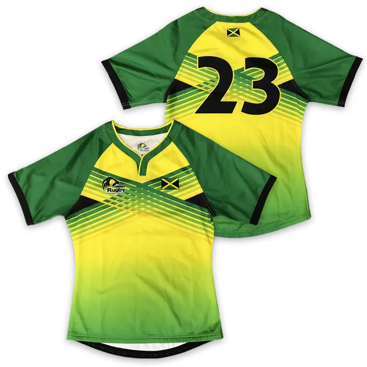 Пользовательские мужские формы для регби вышивка Сублимационный дизайн печатные рубашки для регби команды женщин по регби Джерси